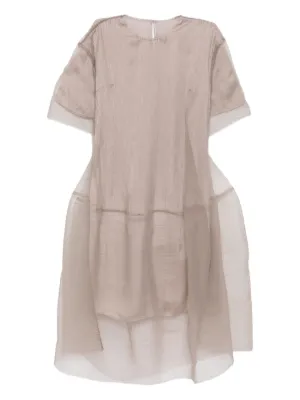 JNBY A-line short-sleeves dress