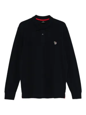 PS Paul Smith long-sleeve embroidered polo shirt