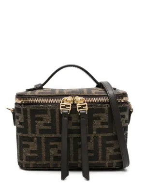 FENDI Vanity FF-pattern top-handle mini bag