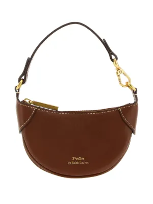 Polo Ralph Lauren logo-detail saddle mini bag
