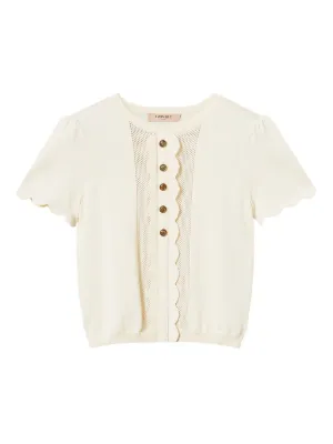 TWINSET oval buttons T-shirt