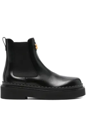 Valentino Garavani VLogo signature Chelsea ankle boots in calfskin 45mm