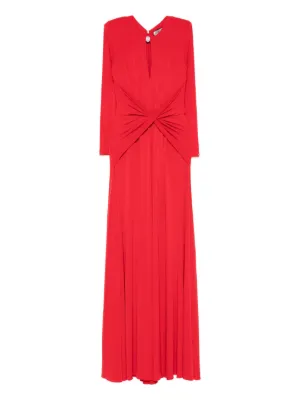 NISSA  crystal-detail maxi dress