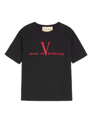 Valentino Garavani cotton T-shirt with made in print