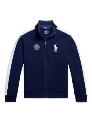 Polo Ralph Lauren x Wimbledon panelled full-zip sweatshirt