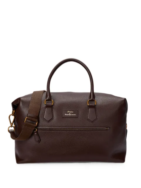 Polo Ralph Lauren pebbled-leather duffel bag
