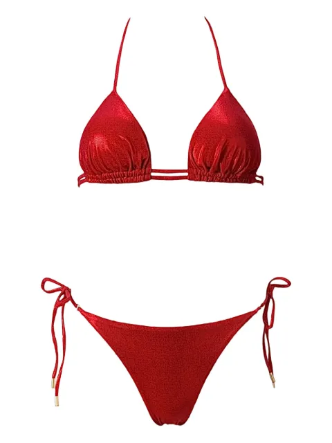 SOFIA ERHAN shimmer triangle bikini
