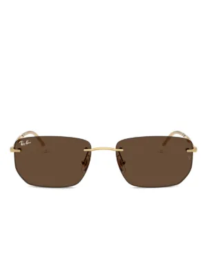 Ray-Ban rimless rectangle-frame sunglasses