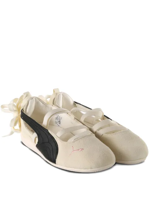 PUMA x Ros&eacute; Speedcat bow-detail ballet flats 
