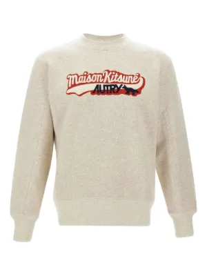 Autry x Maison Kitsun&eacute; logo-detail sweatshirt