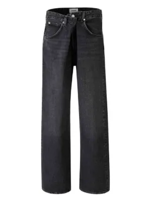 AGOLDE buttoned straight-leg jeans