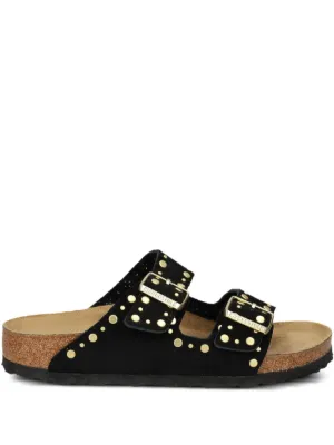 Birkenstock Arizona Rivet studded double-buckle sandals