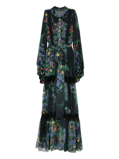 MIAU by Clara Rotescu floral-print maxi dress