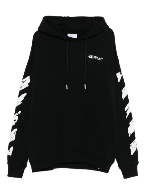 Off-White brush-stroke hoodie