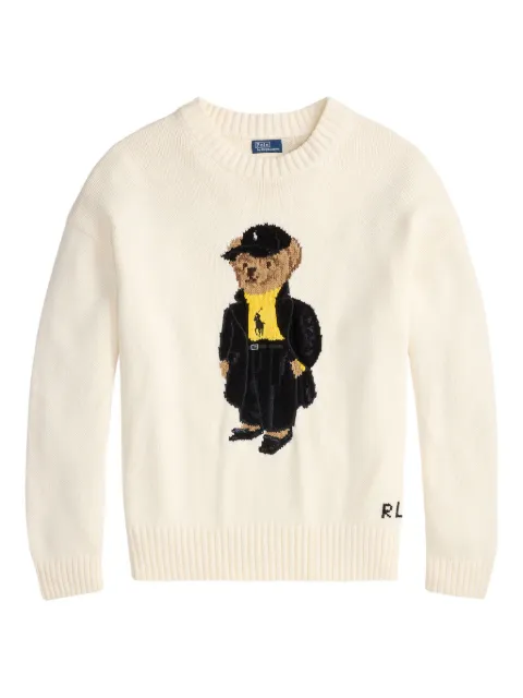 Polo Ralph Lauren Polo Bear-embroidered crew-neck sweater