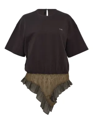pushBUTTON Panty ruffled top