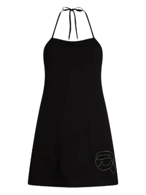 Karl Lagerfeld Ikon rhinestone beach dress