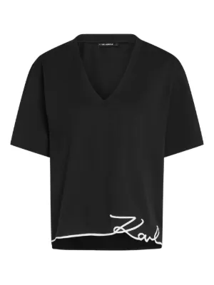 Karl Lagerfeld short-sleeves v-neck T-shirt