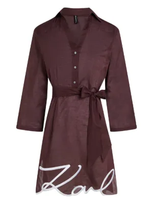 Karl Lagerfeld K/Signature beach dress