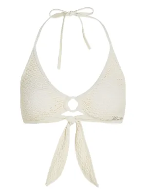 Karl Lagerfeld crochet bikini top