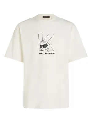 Karl Lagerfeld ikon k-initial T-shirt