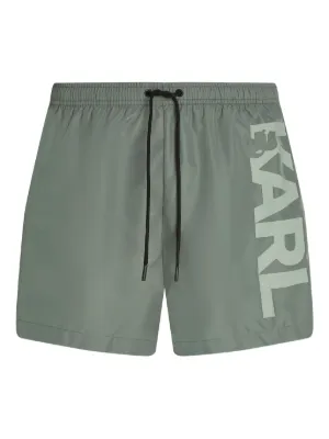 Karl Lagerfeld logo swim short