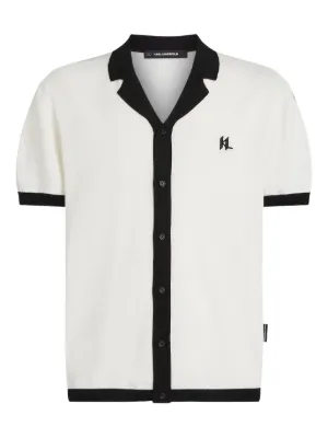 Karl Lagerfeld monogram-detail shirt
