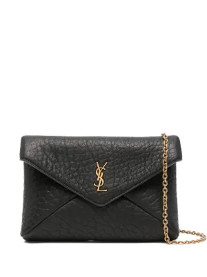 Saint Laurent logo-plaque shoulder bag