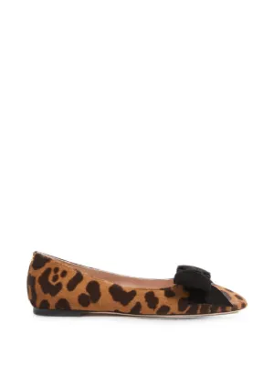 Valentino Garavani Bowow ballerinas in pony-effect calfskin