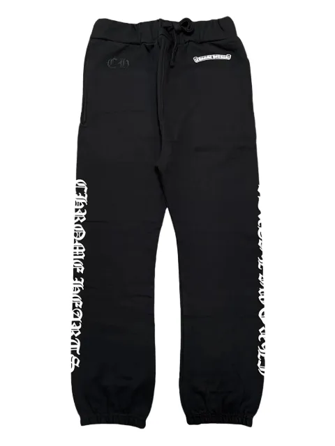Chrome Hearts logo-print track pants