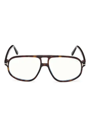 TOM FORD Eyewear pilot-frame hinge-detail glasses