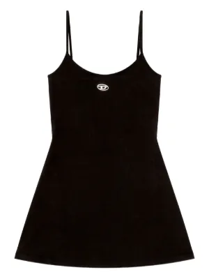Diesel mini dress in cotton with Oval D logo