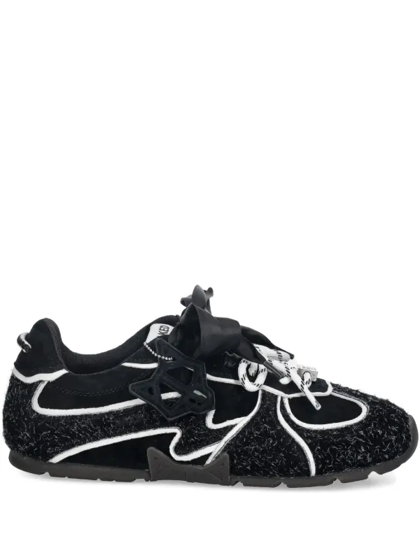 NAKED WOLFE Adored ribbon-detail sneakers