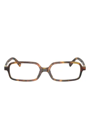 Miu Miu Eyewear Miu Regard rectangle-frame glasses