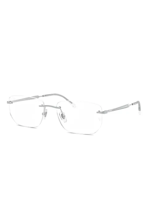 Ray-Ban rimless glasses