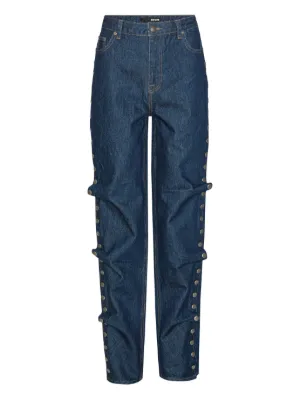 ROTATE BIRGER CHRISTENSEN buttoned wide leg jeans
