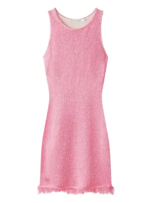Asta Resort Natalia fring-hem mini dress