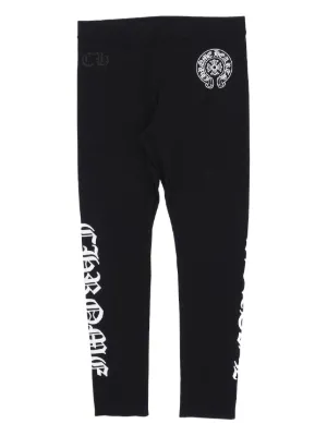 Chrome Hearts print-detail horseshoe-motif leggings