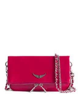 Zadig&Voltaire Rock mini retro patent clutch