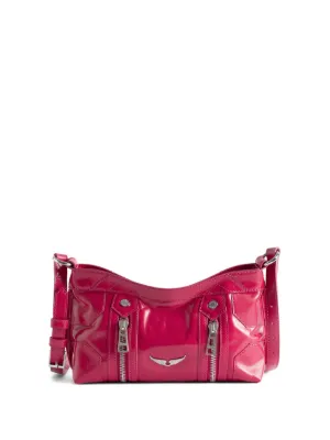 Zadig&Voltaire Sunny Mood zipped patent satchel bag