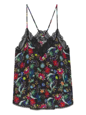 Zadig&Voltaire Christy floral top