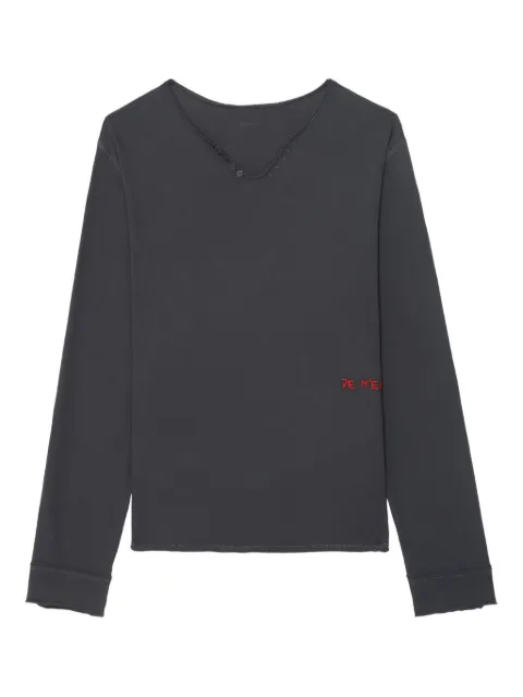 Zadig&Voltaire Monsatir Henley long-sleeve T-shirt