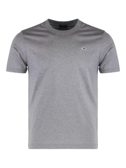 Paul & Shark crew-neck logo-embroidery T-shirt