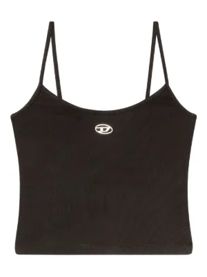 Diesel Oval D logo-plaque vest top