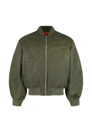 Diesel padded bomber jacket with Oval D embroidery