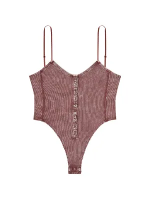 Diesel T-Ley ribbed button bodysuit