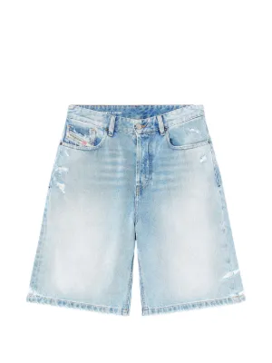 Diesel shorts in destroyed denim