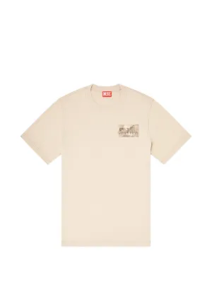 Diesel T-shirt with camouflage patch