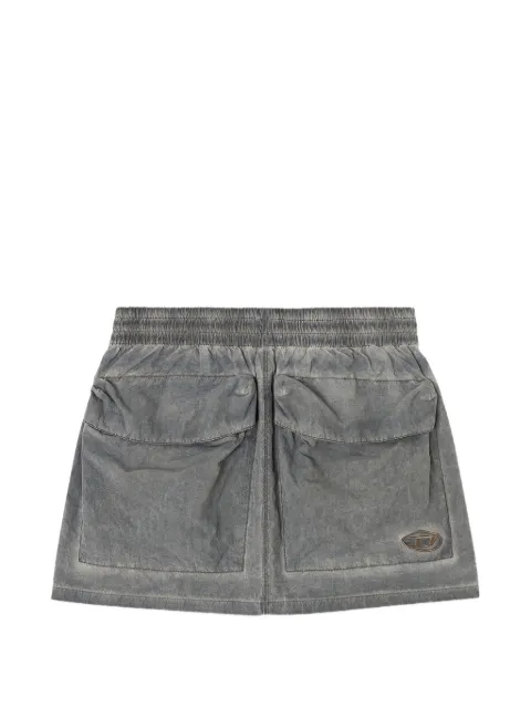 Diesel O-Cean-S1 pocket elasticated mini skirt