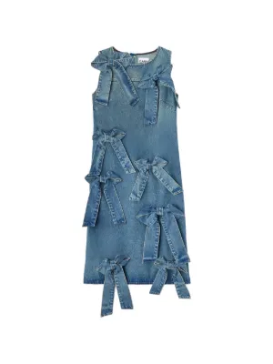 GANNI light rigid denim dress